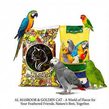 Premium Wild Bird Seed Mix – 10kg Bag | All-Natural High-Energy Blend with Sunflower Seeds, Peanuts & Chili Peppers | Attracts Macaws, Parrots, Finches, Cardinals & More