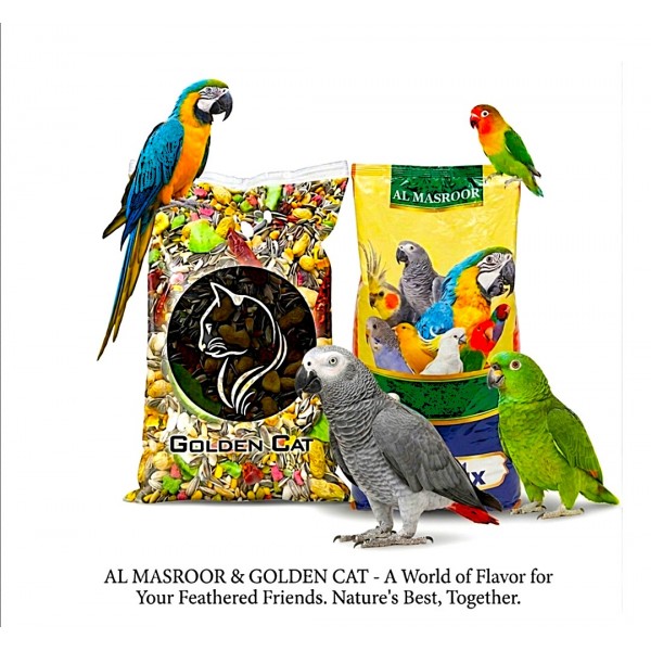 Premium Wild Bird Seed Mix – 10kg Bag | All-Natural High-Energy Blend with Sunflower Seeds, Peanuts & Chili Peppers | Attracts Macaws, Parrots, Finches, Cardinals & More