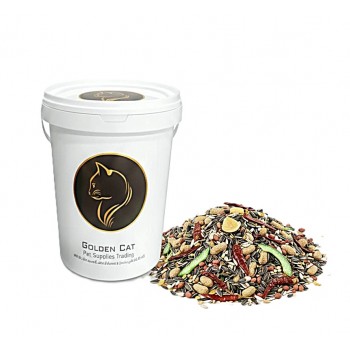 Premium Wild Bird Seed Mix 2kg High Energy All Natural Bird Food for Backyard and Aviary Birds Finches Canaries Parrots with Sunflower Seeds Peanuts Grains