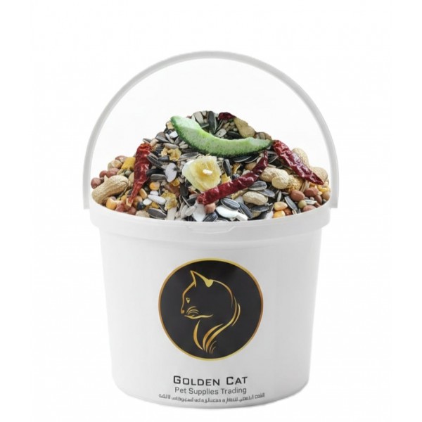 Premium Wild Bird Seed Mix 2kg High Energy All Natural Bird Food for Backyard and Aviary Birds Finches Canaries Parrots with Sunflower Seeds Peanuts Grains