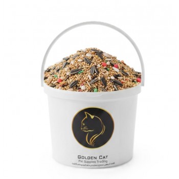 Premium Bird Mix 2 kg | Seed Blend for Parrots, Parakeets, Finches, Doves, Pigeons, and Wild Birds | Supports Feather Health, Immunity, Energy, Vitality | Natural Foraging Mix with Millet, Sunflower, Safflower, Linseed, Oats, Flax