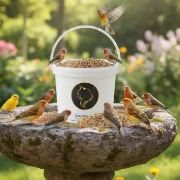 Mixed Canary & Finch Food 5kg – Premium Seed Mix with Vitamins & Minerals | Complete Daily Nutrition for Canaries, Finches, Budgies & Small Birds