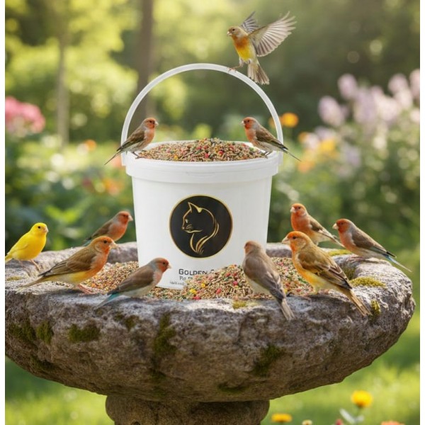 Mixed Canary & Finch Food 5kg – Premium Seed Mix with Vitamins & Minerals | Complete Daily Nutrition for Canaries, Finches, Budgies & Small Birds