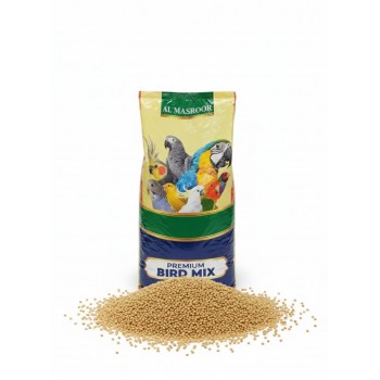 Organic Foxtail Millet (Yellow Millet) Bird Food – 20kg Bag | Premium Natural Seed for Canaries, Finches, Budgies, Lovebirds, Cockatiels, Parrots & Parakeets | Supports Plumage, Immunity & Foraging Instinct