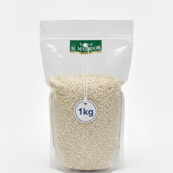 Premium White Sesame Seeds for Birds & Small Pets – Nutritious, High-Protein & Mineral-Rich – Suitable for Parrots, Macaws, Budgies, Canaries, Finches, Pigeons, Doves, Cockatiels, Lovebirds, Small Mammals & More – 1kg Bag