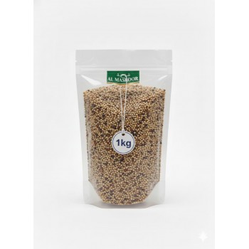Bird Food Daily Seed Mix 1 kg – Millet, Canary Seed, Sorghum & Mixed Grains – Complete Nutrition for Budgies, Finches, Canaries, Cockatiels, Lovebirds, Doves, Pigeons, Sparrows, Quail & Other Small Seed-Eating Birds