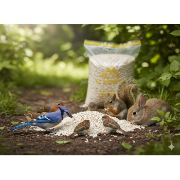 Premium Safflower Seeds (Cardi/Cardisaat) Bird Food – High Protein 27.5% & Healthy Fats – 100% Natural Seed for Cardinals, Parrots, Cockatiels, Canaries, Doves & Wild Birds – Pest-Resistant Feed for Molting & Energy – 1kg Bag