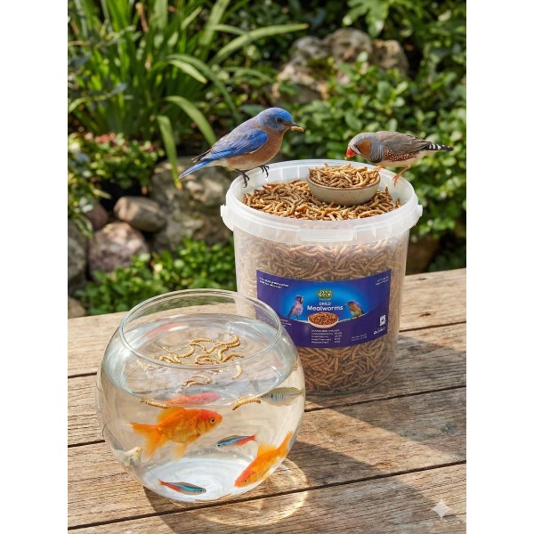 Petco Nature Dried Mealworms, 1.5KG – High-Protein Natural Treat for Birds, Chickens, Fish, Reptiles & Small Pets Petco Nature Dried Mealworms, 1.5KG – High-Protein Natural Treat for Birds, Chickens, Fish, Reptiles & Small Pets