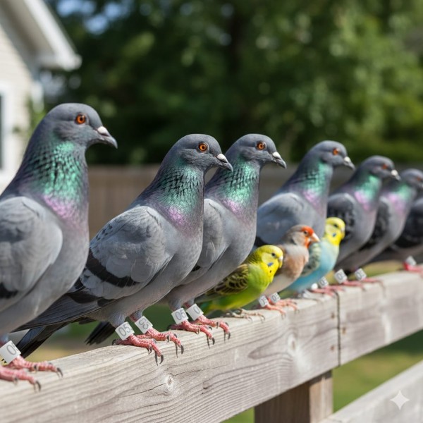 100 Pcs White Chicken & Bird Leg Rings – 9mm Plastic Identification Bands for Poultry, Pigeons, Parrots, Conure, Macaw, African Grey – Numbered Clip-On Foot Bands for Small & Large Birds