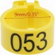 100 Pcs Yellow Chicken & Bird Leg Rings – 9mm Plastic Identification Bands for Poultry, Pigeons, Parrots, Conure, Macaw, African Grey – Numbered Clip-On Foot Bands for Small & Large Birds 100 Pcs Yellow Chicken & Bird Leg Rings – 9mm Plastic Identification Bands for Poultry, Pigeons, Parrots, Conure, Macaw, African Grey – Numbered Clip-On Foot Bands for Small & Large Birds