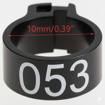 100 Pcs Black Chicken & Bird Leg Rings – 10mm Plastic Identification Bands for Poultry, Pigeons, Parrots, Conure, Macaw, African Grey – Numbered Clip-On Foot Bands for Medium & Large Birds 100 Pcs Black Chicken & Bird Leg Rings – 10mm Plastic Identification Bands for Poultry, Pigeons, Parrots, Conure, Macaw, African Grey – Numbered Clip-On Foot Bands for Medium & Large Birds