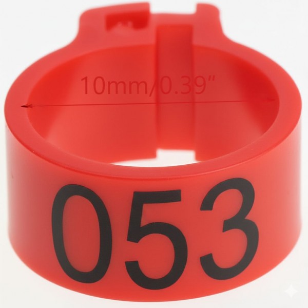 100 Pcs Red Chicken & Bird Leg Rings – 10mm (1cm) Plastic Identification Bands for Poultry, Pigeons, Parrots, Conure, Macaw, African Grey – Numbered Clip-On Foot Bands for Medium & Large Birds 100 Pcs Red Chicken & Bird Leg Rings – 10mm (1cm) Plastic Identification Bands for Poultry, Pigeons, Parrots, Conure, Macaw, African Grey – Numbered Clip-On Foot Bands for Medium & Large Birds