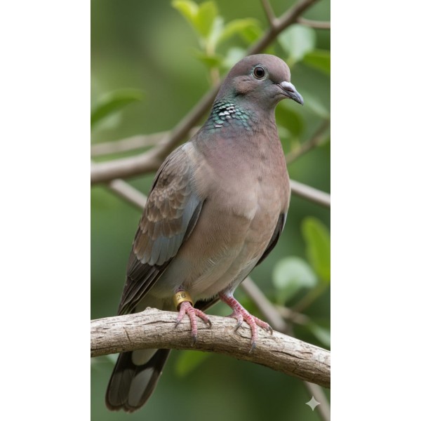 10 Pcs Golden Stainless Steel Bird Leg Rings – 9mm Metal Identification Bands for Pigeons, Poultry, Parrots, Quail & Small Birds