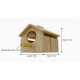 Eco-Friendly Wooden Birdhouse Kit for Small Birds – Natural Solid Wood Nesting Box with 6 cm Round Entry, Yellow Perch & Easy-Clean Door – Outdoor Garden Bird House (15 × 17 × 14.5 cm) Eco-Friendly Wooden Birdhouse Kit for Small Birds – Natural Solid Wood Nesting Box with 6 cm Round Entry, Yellow Perch & Easy-Clean Door – Outdoor Garden Bird House (15 × 17 × 14.5 cm)