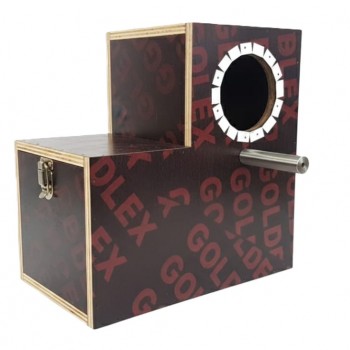 Golden Prestige Small L-Shaped Wooden Bird Nesting & Breeding Box (30 × 7.5 × 30 cm)