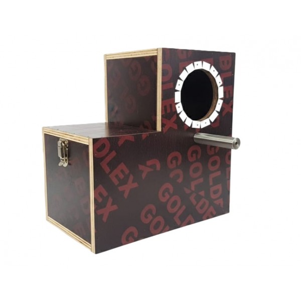 Golden Prestige Small L-Shaped Wooden Bird Nesting & Breeding Box (30 × 7.5 × 30 cm)
