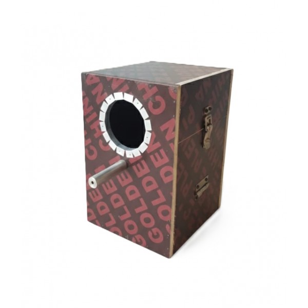 Natural Wooden Bird Nesting Box with Perch – 20 × 22.5 × 30 cm, Side-Opening Hatch, Ideal for Parakeets, Budgies, Lovebirds & Cockatiels Natural Wooden Bird Nesting Box with Perch – 20 × 22.5 × 30 cm, Side-Opening Hatch, Ideal for Parakeets, Budgies, Lovebirds & Cockatiels