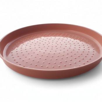 Pigeons Flat Type Plastic Bowl (Medium) – Multi-Purpose Feeding Dish for Pigeons, Birds, Cats, Rabbits & Small Pets – Wide Shallow Design – 41 × 41 × 6 cm