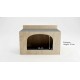 Modern Wooden Nesting Box & Pet House –( Small ) Pigeon Breeding Box / Cozy Cat & Small Pet Cave – Minimal Arched Design – 38.5 × 22 × 26 cm