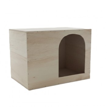 Modern Wooden Nesting Box & Pet House (Medium) – Pigeon Breeding Box / Cat & Small Pet Cave – 45.5 × 24 × 32 cm