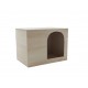 Modern Wooden Nesting Box & Pet House (Medium) – Pigeon Breeding Box / Cat & Small Pet Cave – 45.5 × 24 × 32 cm