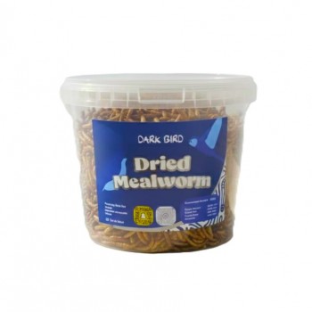 Dark Bird Dried Mealworms – High-Protein Natural Treat for Wild Birds & Pets – 350g