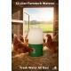 12L Automatic Poultry & Pigeon Waterer – Gravity-Fed Plastic Bird Drinker (Green)