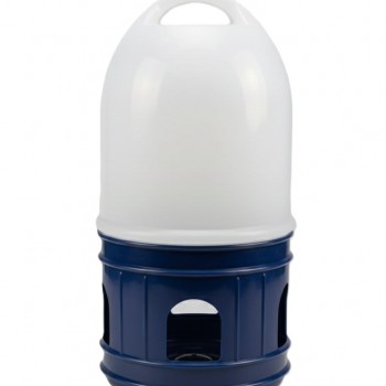 12L Automatic Poultry & Pigeon Waterer – Gravity-Fed Plastic Bird Drinker (Blue)