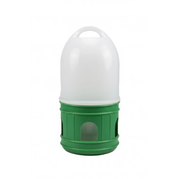 12L Automatic Poultry & Pigeon Waterer – Gravity-Fed Plastic Bird Drinker (Green)