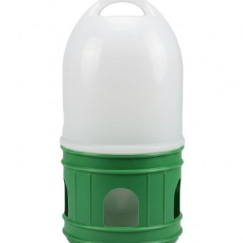 12L Automatic Poultry & Pigeon Waterer – Gravity-Fed Plastic Bird Drinker (Green)