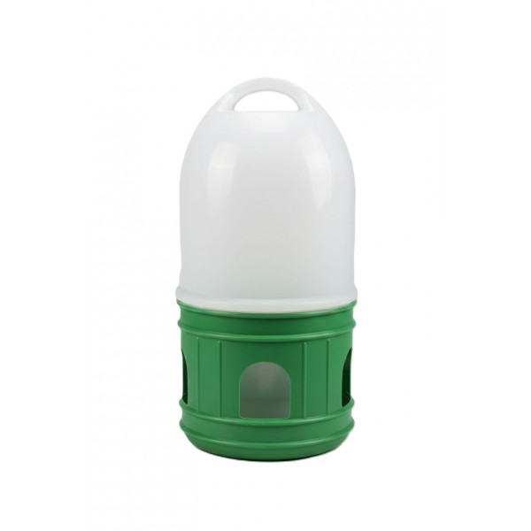 12L Automatic Poultry & Pigeon Waterer – Gravity-Fed Plastic Bird Drinker (Green)
