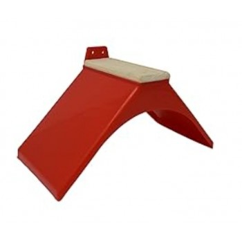 Red Pigeon Perch – Wall-Mounted Dove & Pigeon Rest Stand – 13 cm