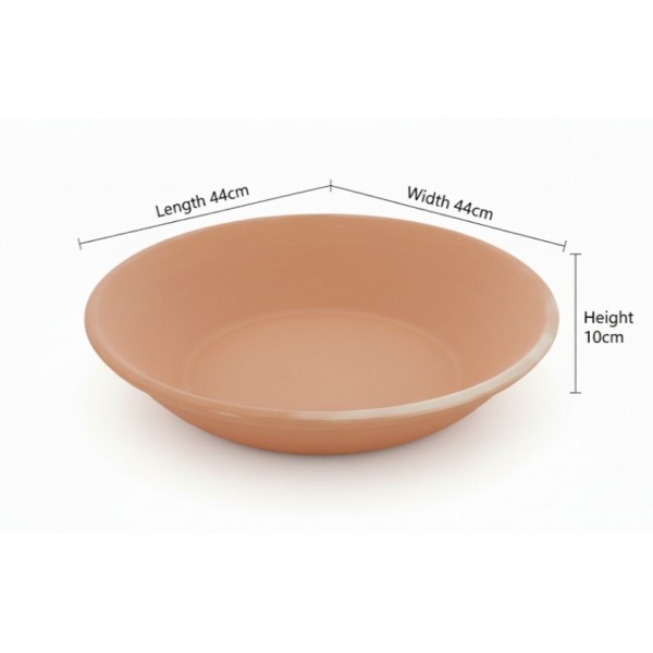 Classic Terracotta Bird Bath Bowl ( Large ) – Handmade Sealed Garden Bird Bath for Drinking, Feeding & Bathing – 44cm Outdoor Wildlife Water Bowl