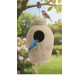 Traditional Terracotta Bird Nesting Pot – Large | Natural Clay Birdhouse for Small Birds | Indoor & Outdoor Hanging Nest Box | Earthenware Breeding & Shelter Pot (19 x 30 x 19 cm)
