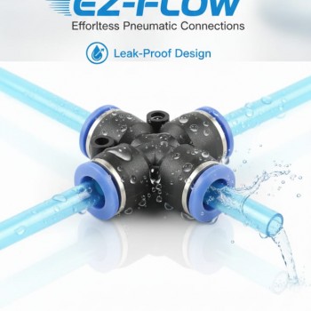 8mm Pet Water Pipe Connector – Quick Push-to-Connect Fitting for Automatic Pet Water Dispensers, Tubing Adapter for Birds, Dogs, Cats, and Small Animals