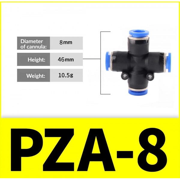 8mm Pet Water Pipe Connector – Quick Push-to-Connect Fitting for Automatic Pet Water Dispensers, Tubing Adapter for Birds, Dogs, Cats, and Small Animals