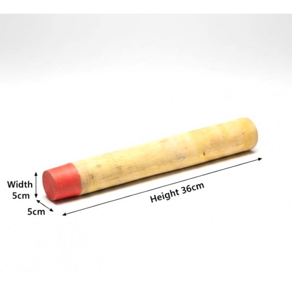 Traditional Terracotta Mortar and Pestle Set – Medium Size Manual Spice, Herb & Seed Grinder | Clay Bowl with Wooden Pestle for Kitchen, Bird Food & Herbal Prep