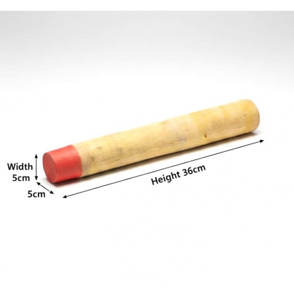 Traditional Terracotta Mortar and Pestle Set – Large Size (30 × 30 × 10 cm) Manual Clay Grinder for Spices, Herbs, Seeds & Bird Food Preparation