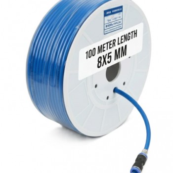 Flexible Blue Polyurethane Tubing 8mm × 5mm, 100m Roll – Durable PU Air & Water Hose for Pneumatic and Pet Water Systems Flexible Blue Polyurethane Tubing 8mm × 5mm, 100m Roll – Durable PU Air & Water Hose for Pneumatic and Pet Water Systems