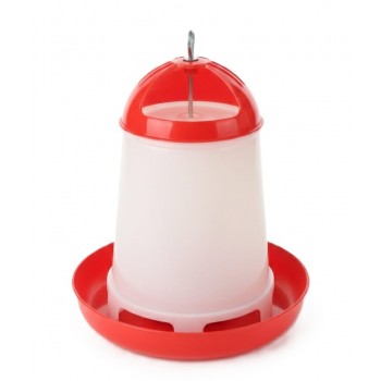8kg Plastic Poultry Feeder – Top Slide-Open, Anti-Spill Tower Design, Durable PP Plastic, Floor or Hanging Use, 35x35x40cm