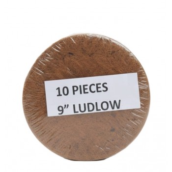 Set of 10 Natural Coconut Coir Bird Nest Liners – 23 cm × 23 cm × 0.5 cm Each – Eco-Friendly, Durable, Pre-Formed Coco Fiber for Hanging Baskets & Bird Nests – Suitable for Canaries, Finches & Exotic Birds