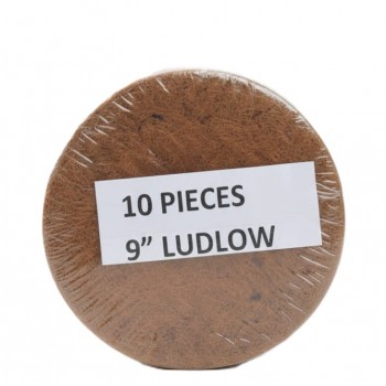 Set of 10 Natural Coconut Coir Bird Nest Liners – 23 cm × 23 cm × 0.5 cm Each – Eco-Friendly, Durable, Pre-Formed Coco Fiber for Hanging Baskets & Bird Nests – Suitable for Canaries, Finches & Exotic Birds