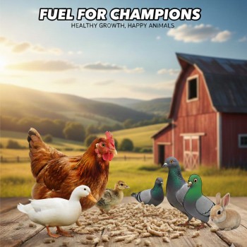 Abu Dhabi Agrivita Multi-Species Animal & Bird Food Pellets 10kg | 16% Protein Complete Feed for Livestock & Poultry | Supports Growth & Immunity