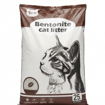 Cat Partner Bentonite Cat Litter – Dust Free Clumping Litter with Coffee Scent, 25L (20kg), Natural Sodium Bentonite, Strong Odor Control for All Cat Breeds