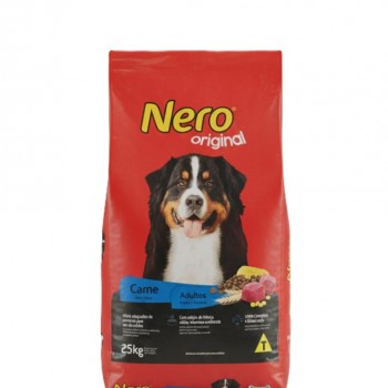 Nero Original Adult Dog Food – Meat Flavor – Complete and Balanced Diet – 25kg