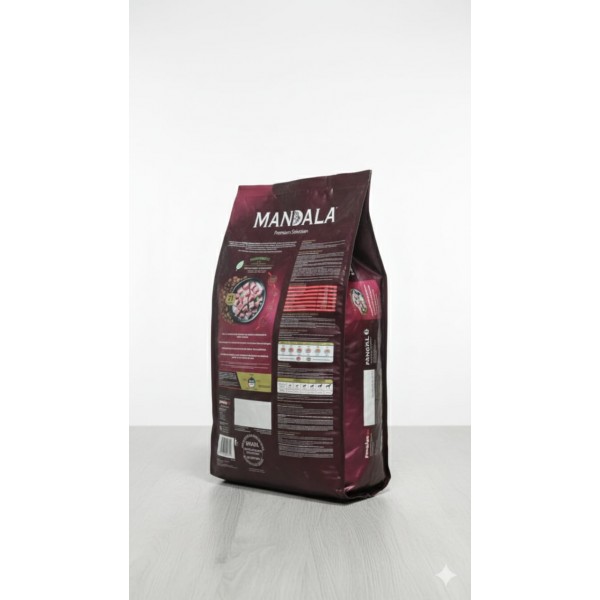 Mandala Premium Selection Adult Dog Food – Meat & Rice (Carne & Arroz) – Dry Food for Medium & Large Breeds, 14 kg – Supports Muscle, Skin & Coat, Digestive Health, and Reduces Stool Odor
