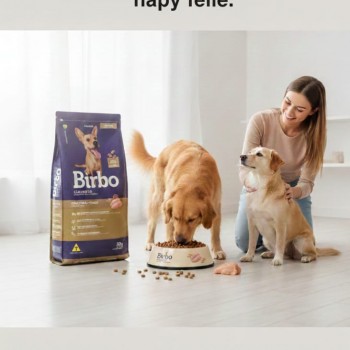 Birbo Tradicional Adult Dog Food – Chicken Flavor – Complete Premium Nutrition – 25 kg Pack – Healthy Skin & Soft Coat, Reduced Feces Odor