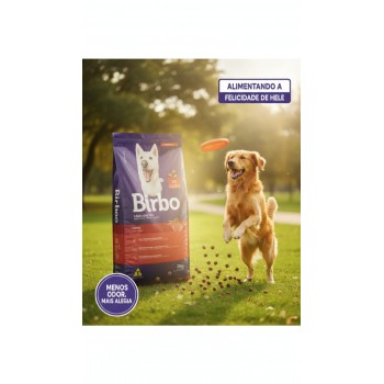 Birbo Premium Adult Dog Food – Meat Flavor – 25 kg Pack for Healthy Skin, Soft Coat