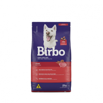Birbo Premium Adult Dog Food – Meat Flavor – 25 kg Pack for Healthy Skin, Soft Coat