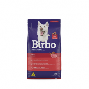 Birbo Premium Adult Dog Food – Meat Flavor – 25 kg Pack for Healthy Skin, Soft Coat